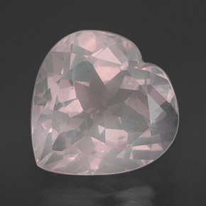 Cuarzo rosa rosa natural de 16,23 ct, transparente, transparente / translúcido