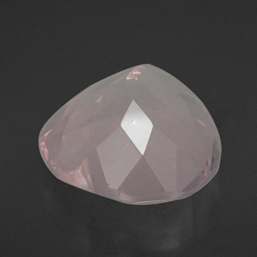 Cuarzo rosa rosa natural de 16,23 ct, transparente, transparente / translúcido