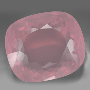 Cuarzo rosa rosa natural de 267,60 ct, transparente, transparente / translúcido