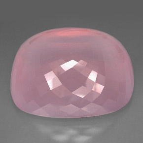 Cuarzo rosa rosa natural de 267,60 ct, transparente, transparente / translúcido