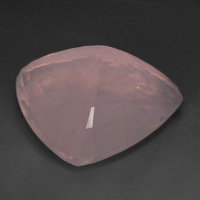 Cuarzo rosa rosa natural de 182,35 ct, trillón, transparente
