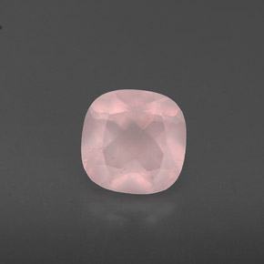 Cuarzo rosa rosa natural de 0,83 ct, transparente, transparente / translúcido