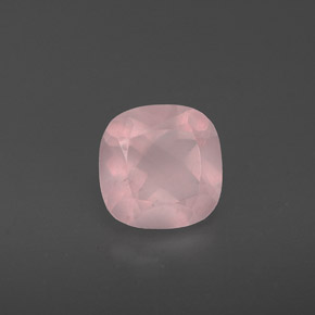 Cuarzo rosa rosa natural de 0,83 ct, transparente, transparente / translúcido