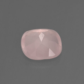 Cuarzo rosa rosa natural de 0,76 ct, transparente, transparente / translúcido