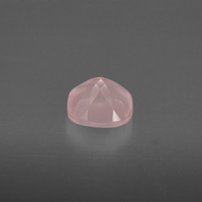 Cuarzo rosa rosa natural de 0,90 ct, transparente, transparente / translúcido