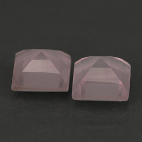 Gemas de cuarzo rosa rosa natural de  ct, transparente, transparente / translúcido