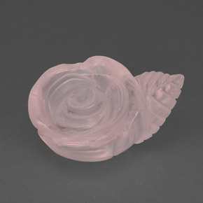 Cuarzo rosa rosa natural de 28,77 ct, transparente, transparente / translúcido