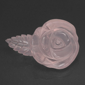 Cuarzo rosa rosa natural de 36,00 ct, transparente, transparente / translúcido
