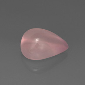 Cuarzo Rosa Rosa natural de 9.46 ct, Transparente, Transparente / Translúcido