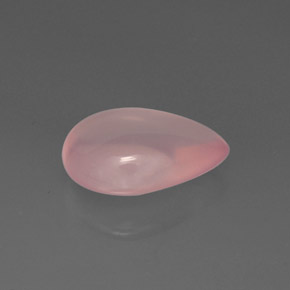Cuarzo rosa rosa natural de 7,49 ct, transparente, transparente / translúcido