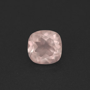 Cuarzo rosa rosa natural de 0,86 ct, transparente, transparente / translúcido