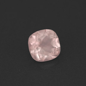 Cuarzo rosa rosa natural de 0,86 ct, transparente, transparente / translúcido