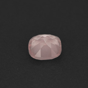 Cuarzo rosa rosa natural de 0,86 ct, transparente, transparente / translúcido