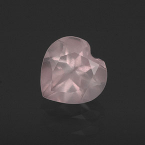 Cuarzo rosa rosa natural de 0,71 ct, transparente, transparente / translúcido