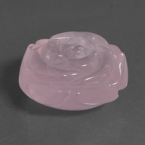 Cuarzo Rosa Light Pink  natural de 52.80 ct, Forma elegante, Translúcido