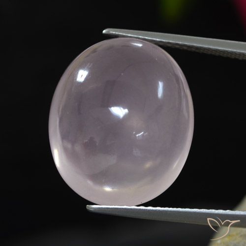 17.48ct Natural Rosado muy claro Cuarzo rosa, Ovalada, Transparente