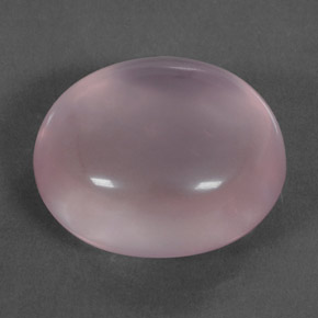 Cuarzo rosa rosa natural de 35,78 ct, corte óvalo, transparente