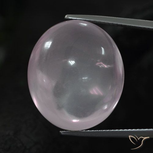 38.11ct Natural Rosado muy claro Cuarzo rosa, Ovalada, Transparente