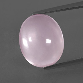 Cuarzo rosa rosa natural de 7,46 ct, corte óvalo, transparente