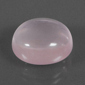 Cuarzo rosa rosa natural de 10,12 ct, corte óvalo, transparente