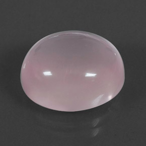 Cuarzo rosa rosa natural de 10,04 ct, corte óvalo, transparente