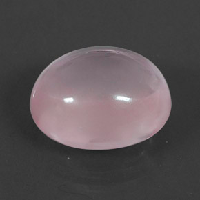 Cuarzo rosa rosa natural de 8,60 ct, corte óvalo, transparente