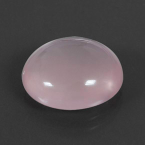 Cuarzo rosa rosa natural de 7,43 ct, corte óvalo, transparente