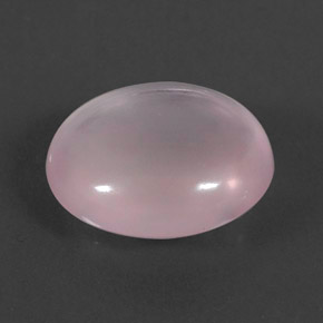 Cuarzo rosa rosa natural de 7,22 ct, corte óvalo, transparente