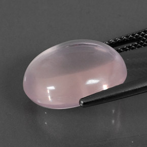 Cuarzo rosa rosa natural de 8,29 ct, corte óvalo, transparente