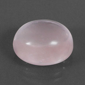 Cuarzo rosa rosa natural de 9,85 ct, corte óvalo, transparente