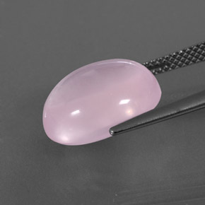 Cuarzo rosa rosa natural de 8,07 ct, corte óvalo, transparente