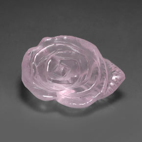 Cuarzo rosa rosa natural de 27,23 ct, transparente, transparente / translúcido