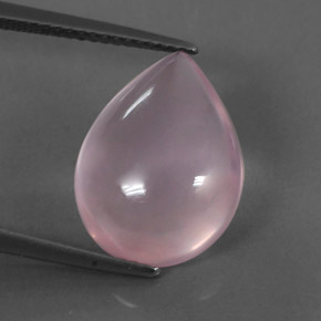 Cuarzo rosa rosa natural de 8,15 ct, transparente, transparente / translúcido