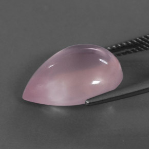 Cuarzo rosa rosa natural de 8,15 ct, transparente, transparente / translúcido