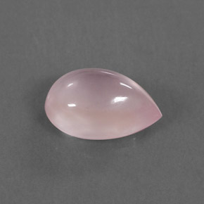 Cuarzo rosa rosa natural de 3,36 ct, transparente, transparente / translúcido
