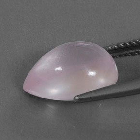 Cuarzo rosa rosa natural de 4,62 ct, transparente, transparente / translúcido