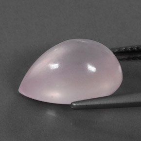 Cuarzo rosa rosa natural de 5,73 ct, transparente, transparente / translúcido