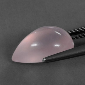 Cuarzo rosa rosa natural de 5,61 ct, transparente, transparente / translúcido