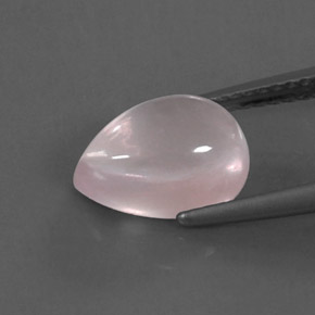 Cuarzo rosa rosa natural de 2,66 ct, transparente, transparente / translúcido