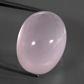 Cuarzo rosa rosa natural de 32,52 ct, transparente, transparente / translúcido