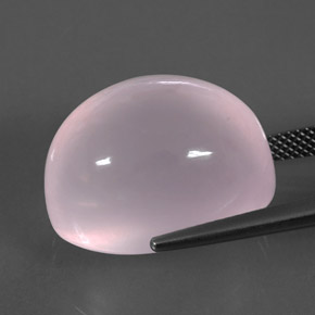 Cuarzo rosa rosa natural de 32,52 ct, transparente, transparente / translúcido