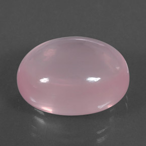 Cuarzo rosa rosa natural de 23,66 ct, transparente, transparente / translúcido