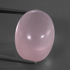 Cuarzo rosa rosa natural de 32,92 ct, transparente, transparente / translúcido