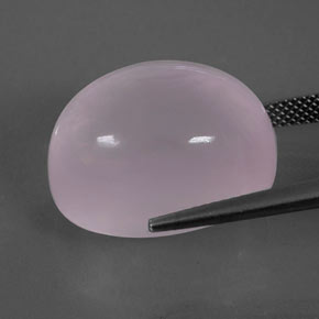 Cuarzo rosa rosa natural de 31,22 ct, transparente, transparente / translúcido