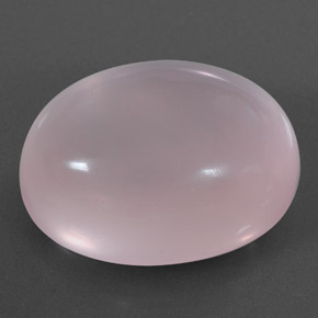 Cuarzo rosa rosa natural de 24,19 ct, transparente, transparente / translúcido