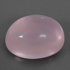 Cuarzo rosa rosa natural de 25,15 ct, transparente, transparente / translúcido