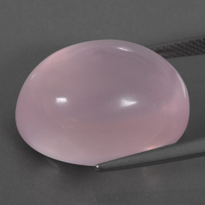 Cuarzo rosa rosa natural de 25,15 ct, transparente, transparente / translúcido