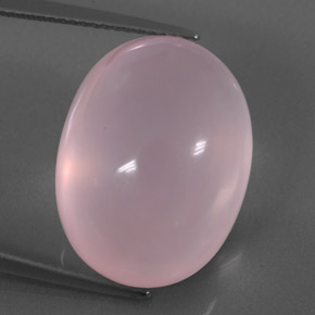 Cuarzo rosa rosa natural de 26,27 ct, transparente, transparente / translúcido