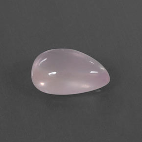 Cuarzo rosa rosa natural de 4,48 ct, en forma de pera, transparente