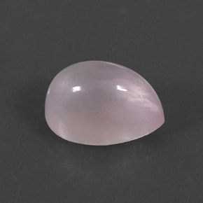 Cuarzo rosa rosa natural de 5,14 ct, en forma de pera, transparente